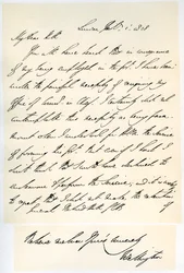 Brief vom Herzog von Wellington an General Rowland Hill, 1. Februar 1828