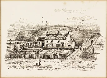 Das Waschhaus-Hügel und Betty Herons Hütte