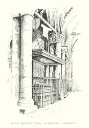 Grab des Schwarzen Prinzen, Kathedrale von Canterbury