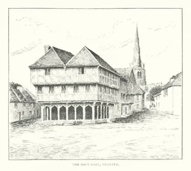 Die Moot Hall, Thaxted (Lithografie)