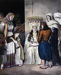 Griechisch-orthodoxe Hochzeit in Athen (ca. 1825)