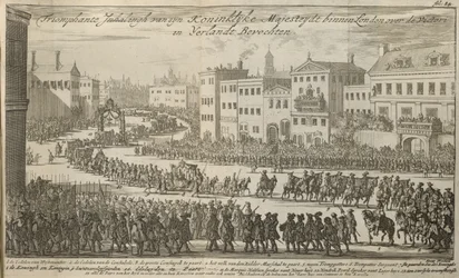 Eine Prozession für König Wilhelm III.