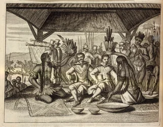 Drake von Indianern gekrönt