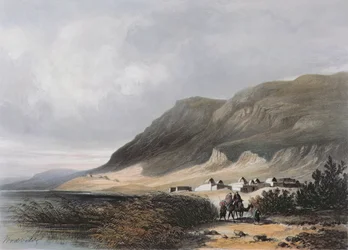 El-Mejdel (Magdala), graviert von Jean Jacottet