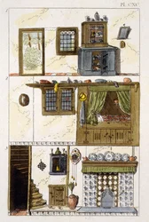 Illustration aus dem Magazin der Gartenschätze von G Van Laar, 1802