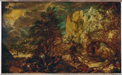 Landschaft bei Nacht