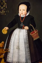 Porträt von Grietge Maertensdochter (Detail)
