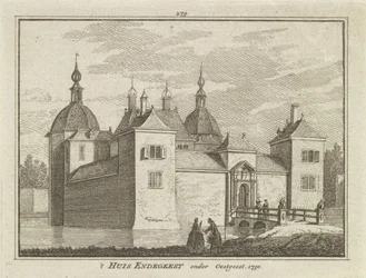 Blick auf Schloss Endegeest, Oegstgeest, Niederlande