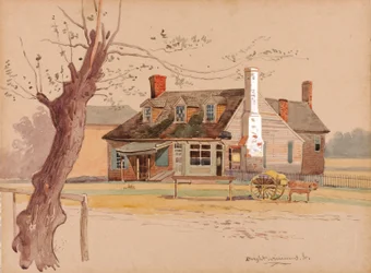 Postamt von Williamsburg, ca. 1890