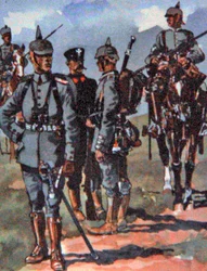 Deutsche Felduniformen von 1914