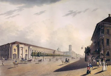 Gostiny Dvor, St. Petersburg, 1820er