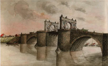 Die Dorptscher Steinbrücke. Ein Denkmal der großen Wiederherstellerin Dorpats