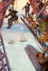 Bau der Forth-Brücke