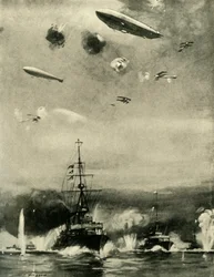 Der britische Luftangriff auf Cuxhaven, Weihnachtstag, 1914