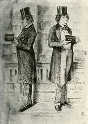 Kritiker, um 1870, um 1897
