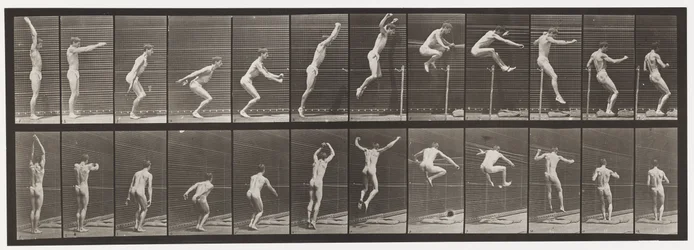 Tafel 161. Springen; Stehender Hochsprung