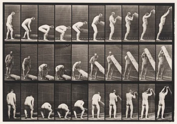 Tafel 382. Einen Baumstamm aufrichten, 1872-1885