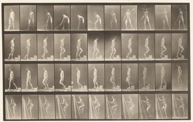 Tafel 486. A, Rasentennis; B, Eine Stufe hinaufsteigen, 1872-1885