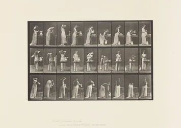 Tafel 496. Verschiedene Phasen der Toilette, 1885