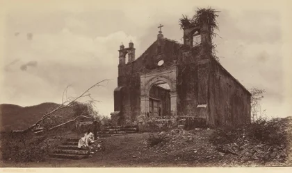 Ruinen der Kirche San Miguel, Panama, 1877