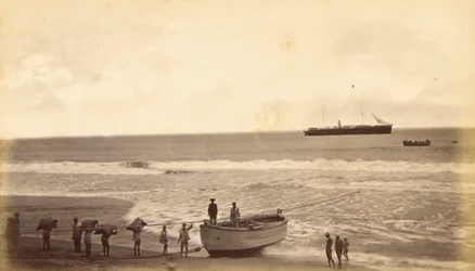 Kaffeeverschiffung, Champerico, Guatemala