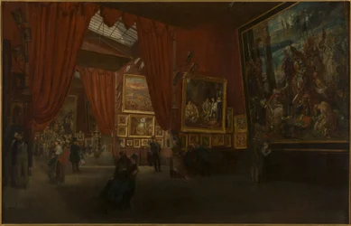 Ausstellung von Werken von Eugène Delacroix, in der Galerie Martinet, Boulevard des Italiens, 1864