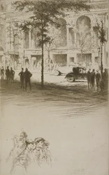 Ein Stadtplatz, Illustration für 