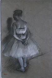 Tänzerin stehend mit hinter dem Rücken verschränkten Händen, 1874