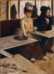 In einem Café oder Der Absinth