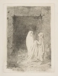 Dante und Virgil, 1857