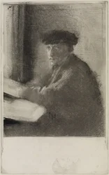 Der Stecher Joseph Tourny, in halber Figur