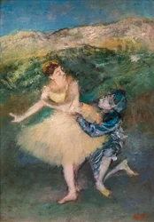 Harlekin und Colombine