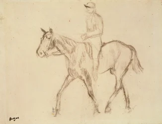 Pferd und Jockey