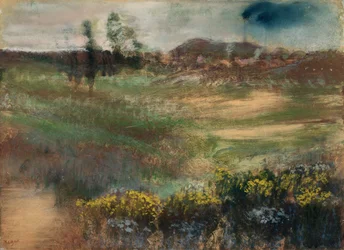 Landschaft mit Schornsteinen