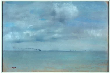 Marine. Pastellgemälde auf Chamois von Edgar Degas (1834-1917) 1869 Paris, Musée d