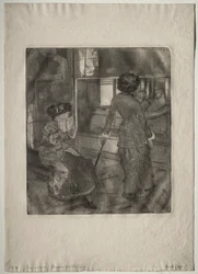 Mary Cassatt im Louvre: Die etruskische Galerie