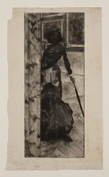 Mary Cassatt in der Gemäldegalerie im Louvre