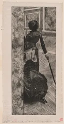 Mary Cassatt in der Gemäldegalerie im Louvre
