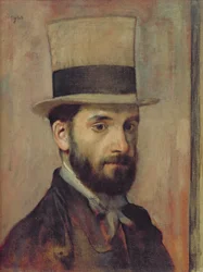 Porträt von Leon Bonnat (1833-1922) ca. 1863