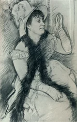 Porträt von Madame X, 19. Jahrhundert