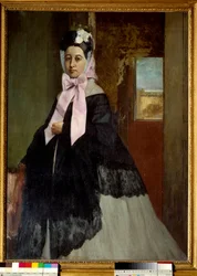 Porträt von Therese Degas, Schwester des Künstlers