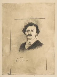 Porträt von Virginie, Kardinals Liebling, der Schauspieler Crochard, Illustration für La Fami..., ca. 1880