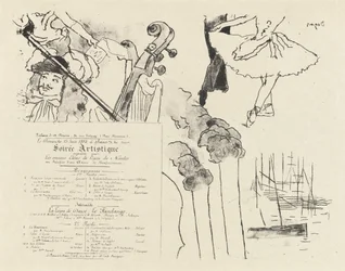 Programm für die Soiree Artistique, 18