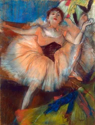 Sitzende Tänzerin, 1879-1880