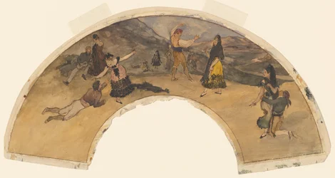 Spanische Tänzer und Musiker, 1868-1869