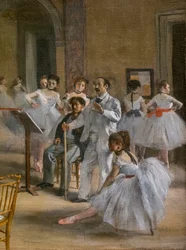 Die Tanzlektion (Detail)