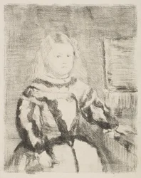 Die Infantin Margarita, nach Velázquez, 1862-64
