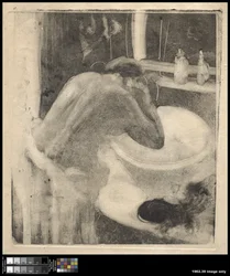 Das Waschbecken, ca. 1880-85