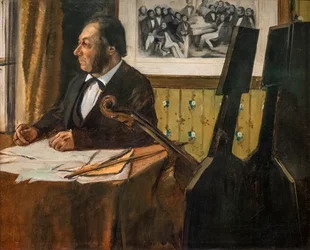 Der Cellist Louis-Marie Pilet. Um 1868-1869