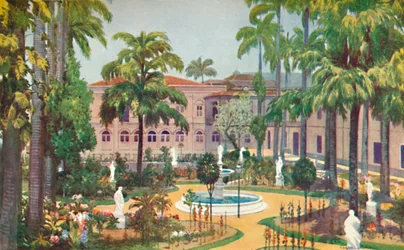 Garten des Itamaraty-Palastes - Außenministerium, 1914